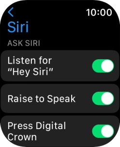 Press the indicator next to 'Listen for 