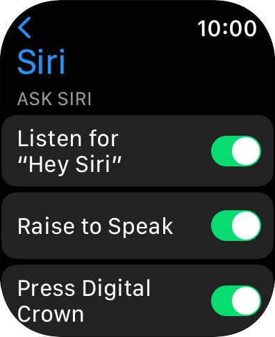Press the indicator next to 'Listen for 