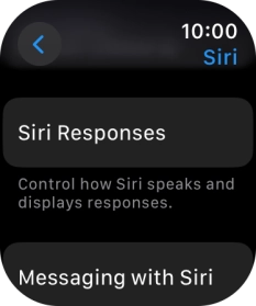 Press Siri Responses.