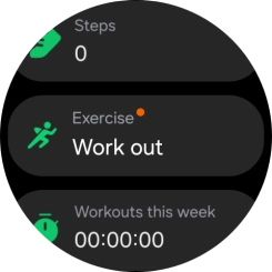 Press Work out.