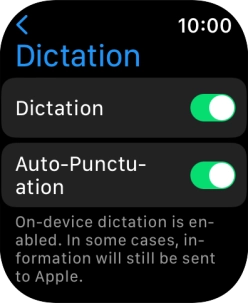 Press the Digital Crown twice to return to the home screen.