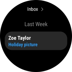 Press the required email to read it.