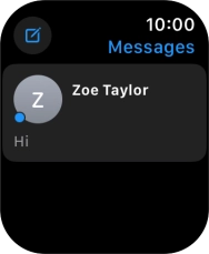 Press the required text message.