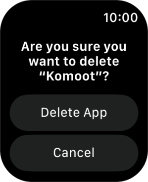 Press Delete App.