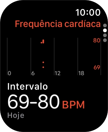 Prima a Digital Crown as vezes necessárias para voltar ao menu principal.
