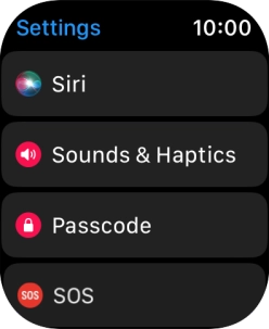 Press Siri.