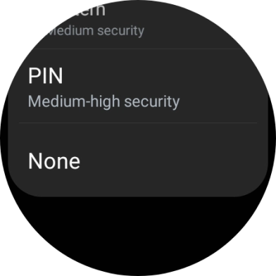 Press None.