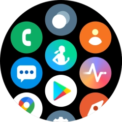 Press the message icon.