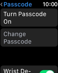 Press the Digital Crown twice to return to the home screen.