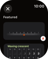 Press the required widget.