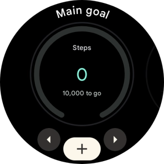 Press the add widget icon.