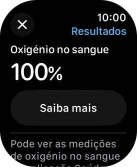 O seu resultado é mostrado no ecrã.