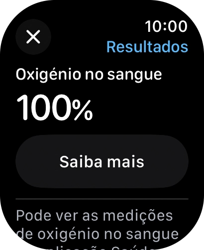 O seu resultado é mostrado no ecrã.