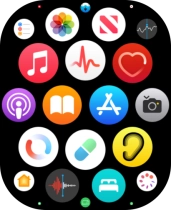 Press the music player icon.