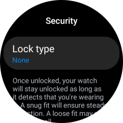 Press Lock type.
