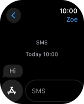 Press SMS.