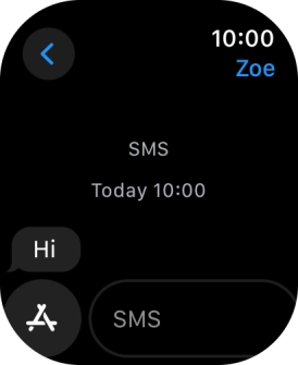 Press SMS.