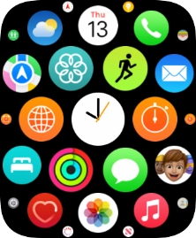 Press the Maps icon.
