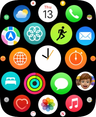 Press the Maps icon.