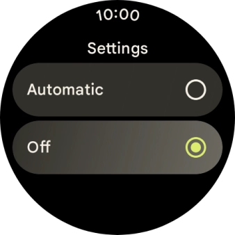 Press Automatic.