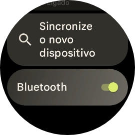 Prima Sincronize o novo dispositivo.