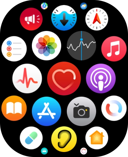 Prima o ícone do medidor de pulsação.