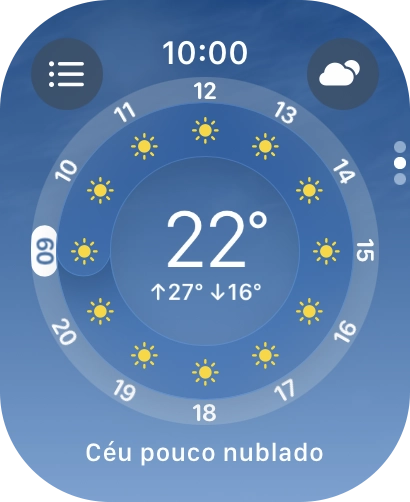 Prima a Digital Crown para terminar e voltar ao ecrã inicial.