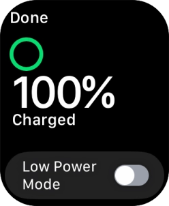 Press the indicator next to 'Low Power Mode' to turn on the function.
