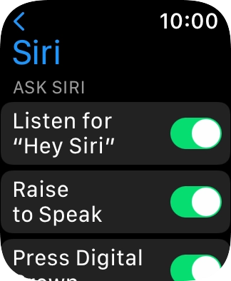 Press the indicator next to 'Listen for 