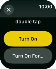 Press Turn On.