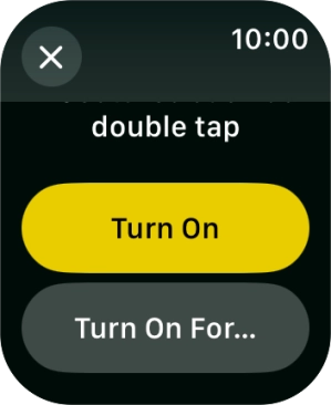 Press Turn On.