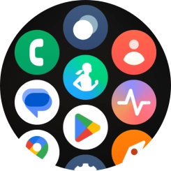 Press the message icon.