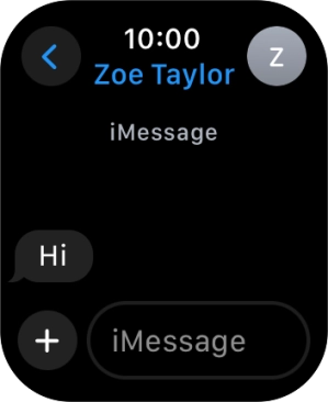 Press iMessage.