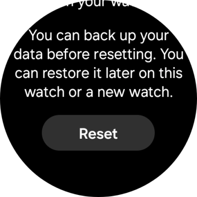 Press Reset.