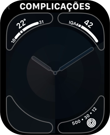 Prima a Digital Crown duas vezes para terminar e voltar ao ecrã inicial.