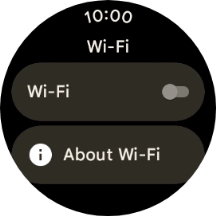 Press the indicator next to 'Wi-Fi' to turn on the function.