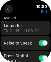 Press Listen for.