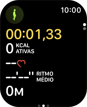 Deslize o dedo sobre o ecrã da esquerda para a direita.