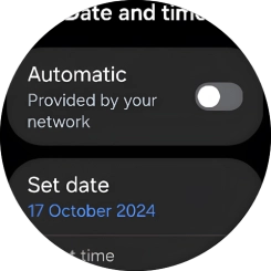 Press Set date.