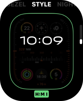 Press the Digital Crown twice to return to the home screen.