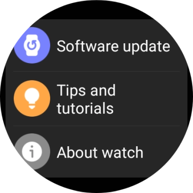 Press Software update.