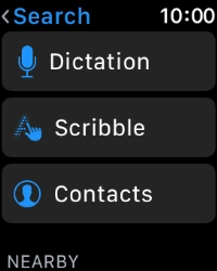 Press Dictation to activate voice control.