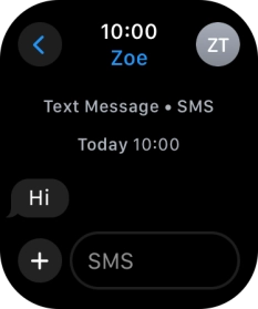 Press SMS.