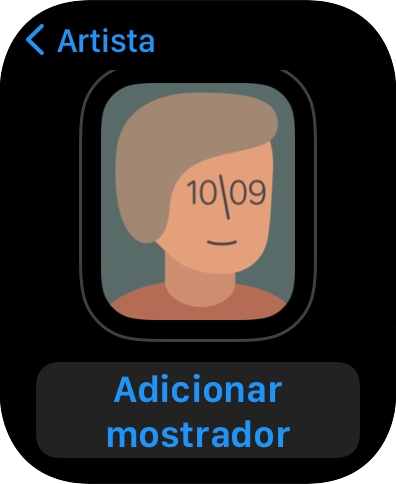 Prima Adicionar mostrador.