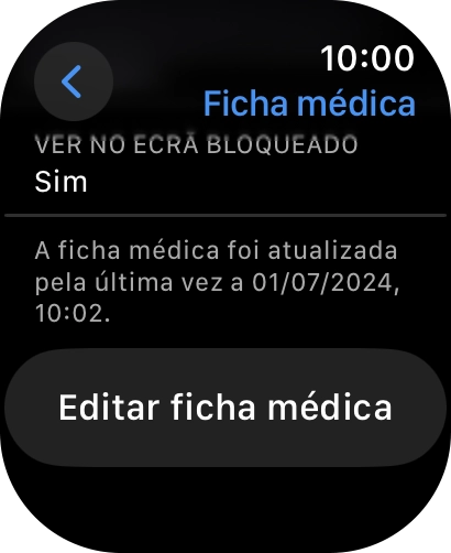 Prima Editar ficha médica.