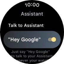 On your phone: Press the indicator next to '