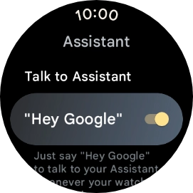 On your phone: Press the indicator next to '