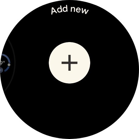 Press the add icon. Press the add icon.