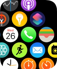 Press the email icon.