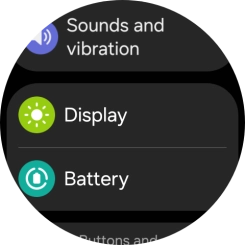 Press Display.